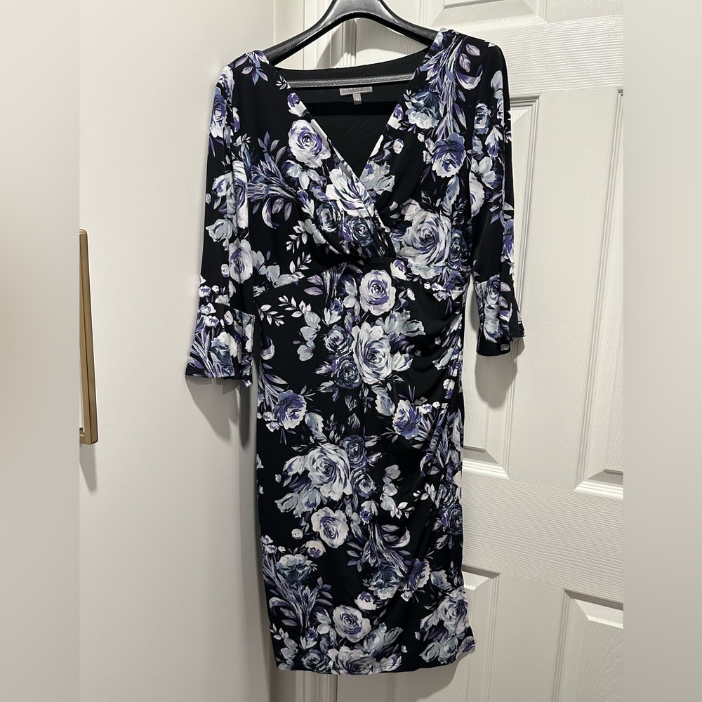 Black and Mauve Dress